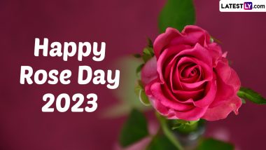 Happy Rose Day 2023 Wishes, HD Images & Greetings: Send Quotes, Beautiful Rose Pics, WhatsApp Messages, Wallpapers & GIFs To Celebrate the First Day of Valentine’s Week
